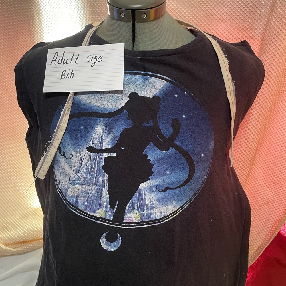 Adult size bib sailor moon anime handicapped disabled - Picture 2 of 4